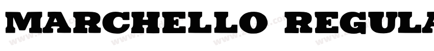 Marchello Regular字体转换